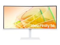 Samsung ViewFinity S6 34 Inch 3440 x 1440 Pixels VA Panel Dual Quad HD FreeSync HDMI DisplayPort Thunderbolt 4 USB Monitor