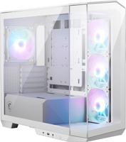 MSI MAG PANO M100R PZ Tempered Glass Panel Micro-ATX White Tower Gaming PC Case
