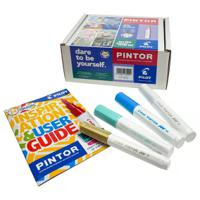 Pilot Pintor Medium Tip Paint Markers Classpack Assorted (Pack 24) - 5012052030992