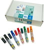 Pilot V-Board Master Drywipe Markers Classpack Assorted (Pack 30 Pens and 20 Refills) - 5012052029651