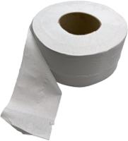 ValueX Mini Jumbo Toilet Rolls 100% Recycled 2Ply 76mm Core L 150m White (Pack 12) - MJ15076R