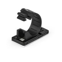 StarTech.com Self Adhesive Black Cable Management Clips 100 Pack