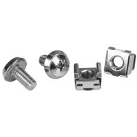 StarTech.com M6 Rack Screws and M6 Cage Nuts - 20 Pack