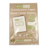 Translucent Self Adhesive Paper Book Cover Film Sheets 48x35cm (10)
