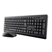 Trust Primo Wireless UK Full-Size Keyboard and 1200 DPI Mouse Set