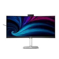 Philips 34B2U6603CH 6000 Series 34 Inch 3440 x 1440 Pixels Wide Quad HD VA Panel Thunderbolt 4 HDMI DisplayPort Monitor