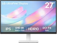 LG US550 27 Inch 3840 x 2160 Pixels 4K Ultra HD IPS Panel HDMI DisplayPort White Monitor