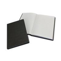 ValueX A5 Casebound Hard Cover Notebook Ruled 192 Pages Black