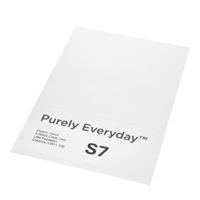 Purely Everyday A4 Single Integrated Label S7 One Integral Hotmelt Label 190 x 90mm White (Pack 1000)