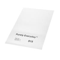 Purely Everyday A4 Single Integrated Label S15 One Integral Hotmelt Label 160 x 80mm White (Pack 1000)