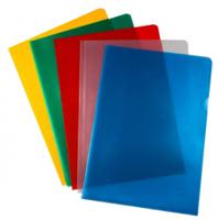 ValueX Cut Flush Folder Polypropylene A4 120 Micron Assorted Colours (Pack 50) - 400198025