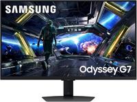 Samsung Odyssey G7 32 Inch 3840 x 2160 Pixels 4K Ultra HD IPS Panel FreeSync Premium Pro HDMI DisplayPort USB Hub Gaming Monitor