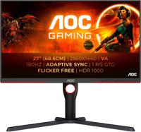 AOC G3 27 Inch 560 x 1440 Pixels Mini LED VA Panel HDMI DisplayPort Adaptive Sync Monitor