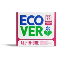 Ecover All In One Dishwasher Tablets (Pack 72) - 1002155
