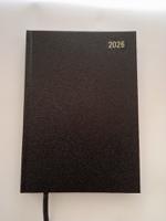ValueX Desk Diary A5 Week To View 2026 Black - BUSA53 Black