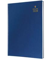 Collins 35 Desk Diary A5 Week to View 2026 Blue 35.60-26 - 823310