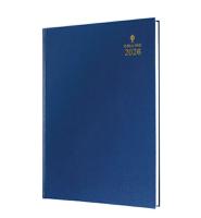 Collins 52 Desk Diary A5 Day to Page 2026 Blue 52.60-26 - 823307