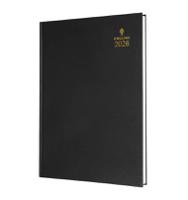 Collins 52 Desk Diary A5 Day to Page 2026 Black 52.99-26 - 823306