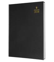 Collins 40 Desk Diary A4 Week to View 2026 Black 40.99-26 - 822179