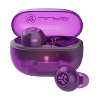 JLab Audio Go Pop ANC True Wireless Stereo Purple Earbuds with Charging Case