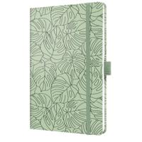 Sigel Jolie Diary 2026 A5 Week To View Green Monstera - J6353