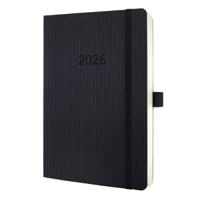 Sigel Conceptum Diary 2026 A5 Day Per Page Black - C2620