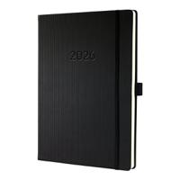 Sigel Conceptum Diary 2026 A4+ Week To View Vertical Black - C2618