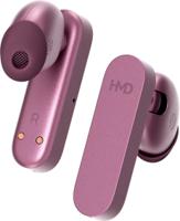 HMD Amped Buds Bluetooth Pink Earbuds with Charging Case