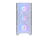 MSI MAG Forge M100R Tempered Glass Panel Micro-ATX White Tower Gaming PC Case