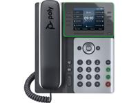 HP Poly Edge E320 IP Desktop Phone with Bluetooth - 32 Lines; 2 x Gigabit Ports; PoE; 3.5-Inch Colour LCD Display