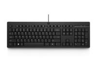 HP 125 USB Wired Black Keyboard