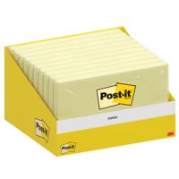 Post-It Notes Retail Display 76x127mm 100 Sheets Canary Yellow (Pack 10) - 7100317839