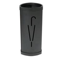 Alba Umbrella Stand ABS Steel Black - PMTRIA2 N