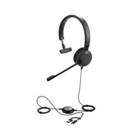 Jabra Evolve 30 II USB-C Wired Microsoft Teams Mono Headset with USB-C to USB-A Adapter