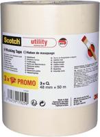 Scotch Classic Masking Tape 48mm x 50m (Pack 3) - 7100333295