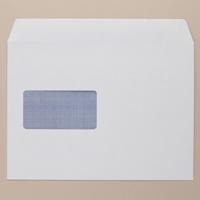 River Series Wallet C5 162 x 229mm Window White Selfseal 90gsm Box of 500 100% PEFC Certified
