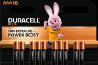 Duracell Plus AAA Batteries with Power Boost (Pack 10) - MN2400B10BOOST