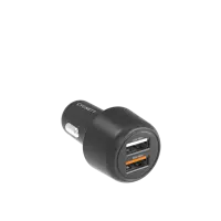 Cygnett CarPower 30W Dual USB-A Black Car Charger
