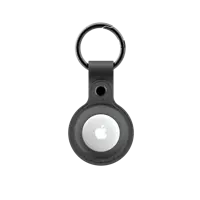 Cygnett StyleTrack Genuine Black Leather AirTag Case