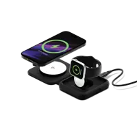 Cygnett MagTravel 2-in-1 Qi 2 Black Wireless Charger