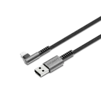 Cygnett  1m Unite Right Angle Lightning to USB-A Black Cable