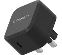 Cygnett Fast 25W USB-C UK Black Wall Charger