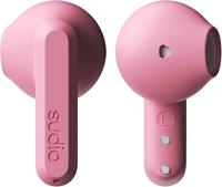 Sudio A3 True Wireless Pink Earbuds with Charging Case