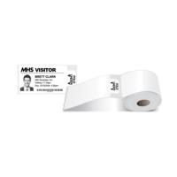 Avery Self-Adhesive Visitor Paper Badges with Time-Expiring Tabs (Pack 250) - 4851E-THR