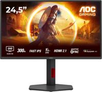 AOC G4 24.5 Inch 2560 x 1440 Pixels Quad HD Fast IPS Panel HDMI DisplayPort Adaptive Sync Gaming Monitor