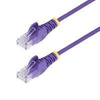 StarTech.com 15m Purple Slim CAT6 Ethernet Cable