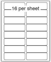Purely Everyday A4 Matte Finish Labels 99.1x34mm 16 Per Sheet Box 100 Sheets (Pack 1600 Labels) - A41-16PE