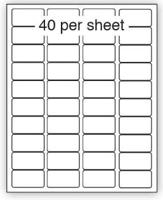 Purely Everyday A4 Matte Finish Labels 45.7x25.4mm 40 Per Sheet Box 100 Sheets (Pack 4000 Labels) - A41-40PE