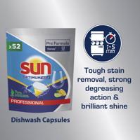 Sun Professional Formula Optimum All In One Dishwasher Capsules Pack of 52 101109462