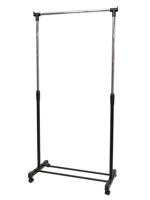 ALBA Jack Adjustable Garment Rack Black - PMJACK N